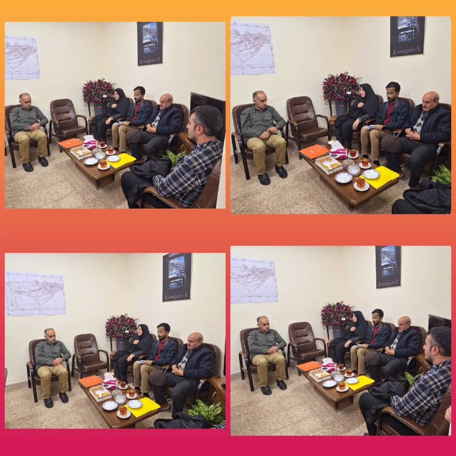 دیدار و هماهنگی جهت اجرای پویش «یلدای مهربانی» با ریاست اداره صمت شهرستان