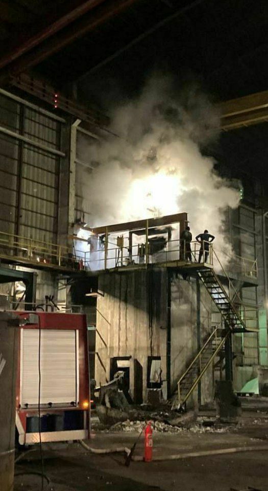 حادثه آتش سوزی واحد تولیدی ذوب فولاد یک کشته و ۲ مصدوم بر جا گذاشت