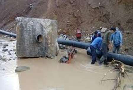 خسارت به تاسیسات آبرسانی روستایی ۸ شهرستان گیلان