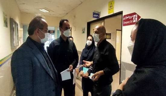 بازدید سرزده رئیس دانشگاه علوم پزشکی گیلان از بیمارستان امام رضا (ع) شفت