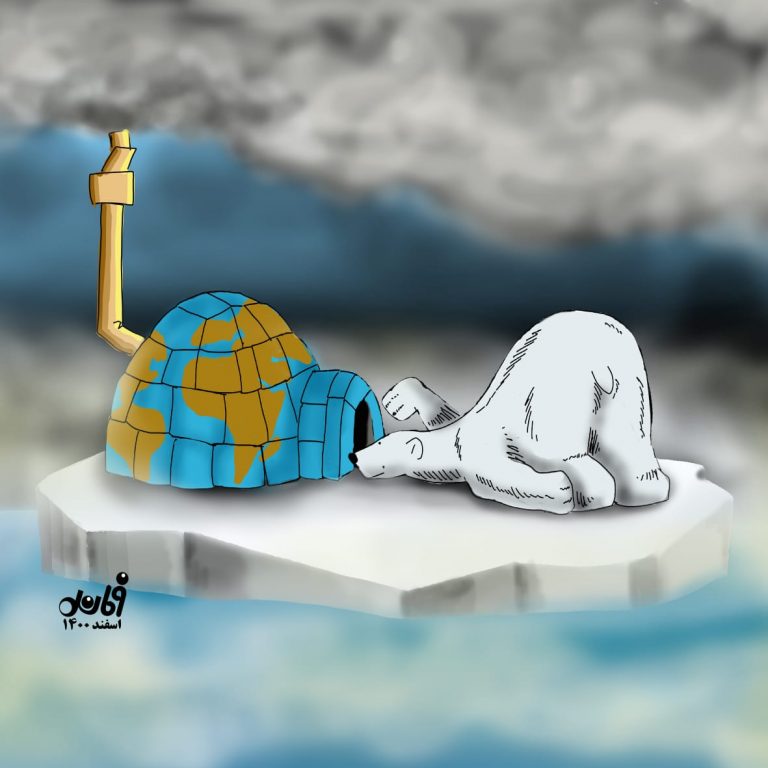 طرح کارتونیست گیلانی، به عنوان نماینده ایران در سازمان ملل انتخاب شد