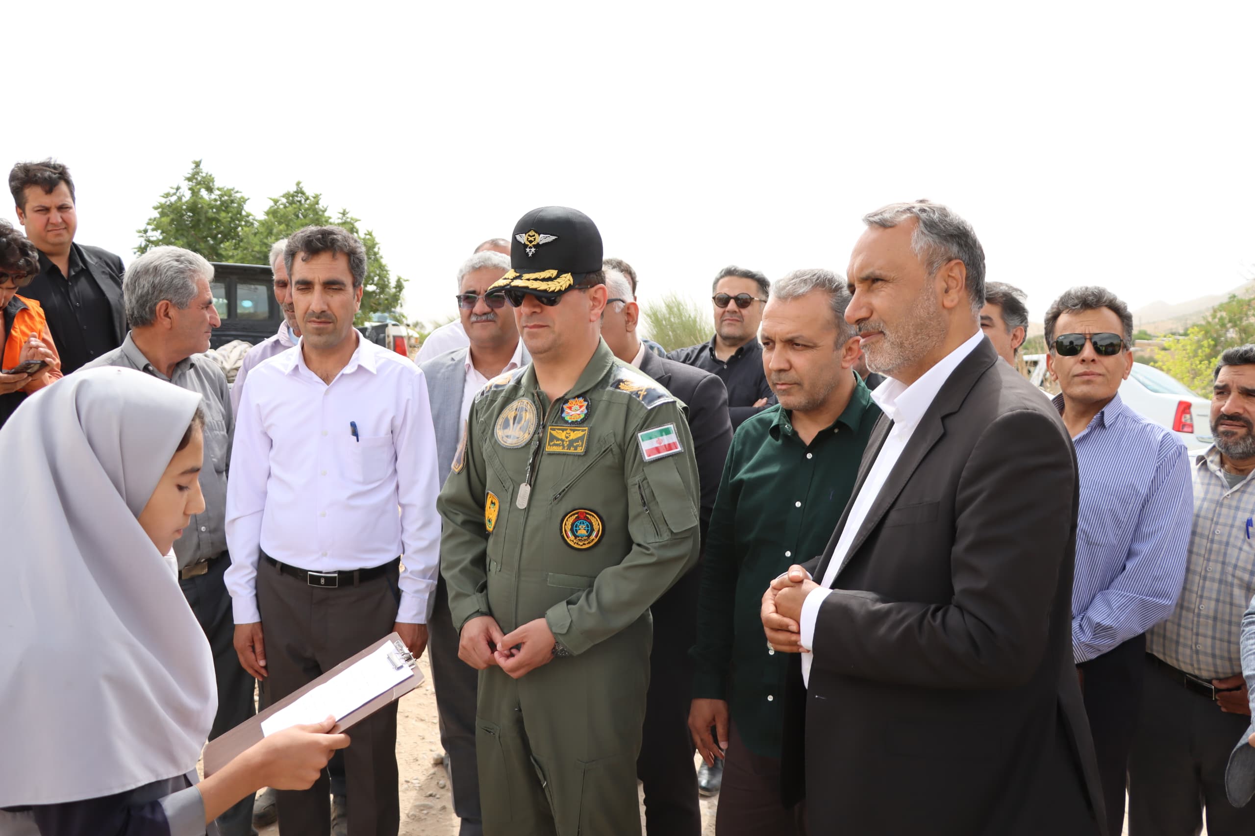 کلنگ‌زنی دو پروژه مهم عمرانی در شهرستان جهرم