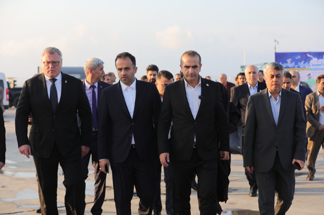 ایگور بابوشکین، استاندار آستراخان روسیه از منطقه آزاد انزلی بازدید کرد