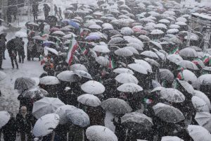 برف راهپیمایی 22 بهمن