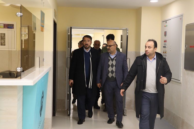 بازدید از بیمارستان ۶۴ تختخوابی شهید املاکی تامین اجتماعی لنگرد