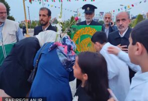 گزارش تصویری ؛ پیچیدن بوی حرم امام مهربانی‌ها در منطقه آزاد انزلی