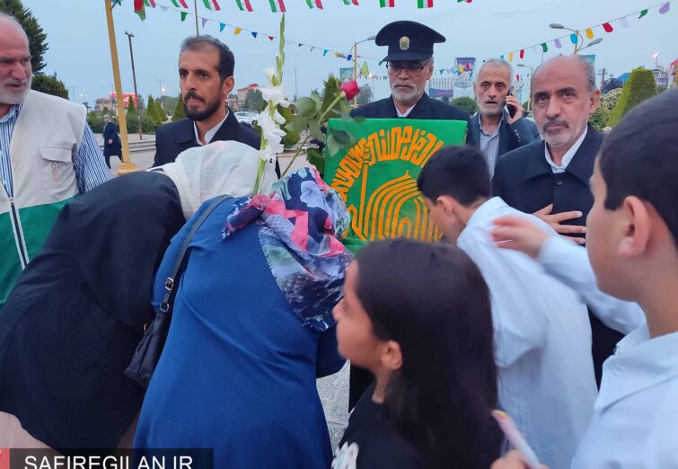 گزارش تصویری ؛ پیچیدن بوی حرم امام مهربانی‌ها در منطقه آزاد انزلی