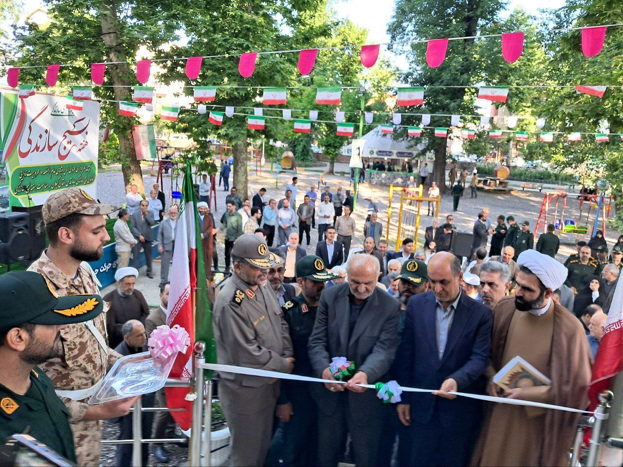 یادمان شهید گمنام پارک شهر فومن افتتاح شد