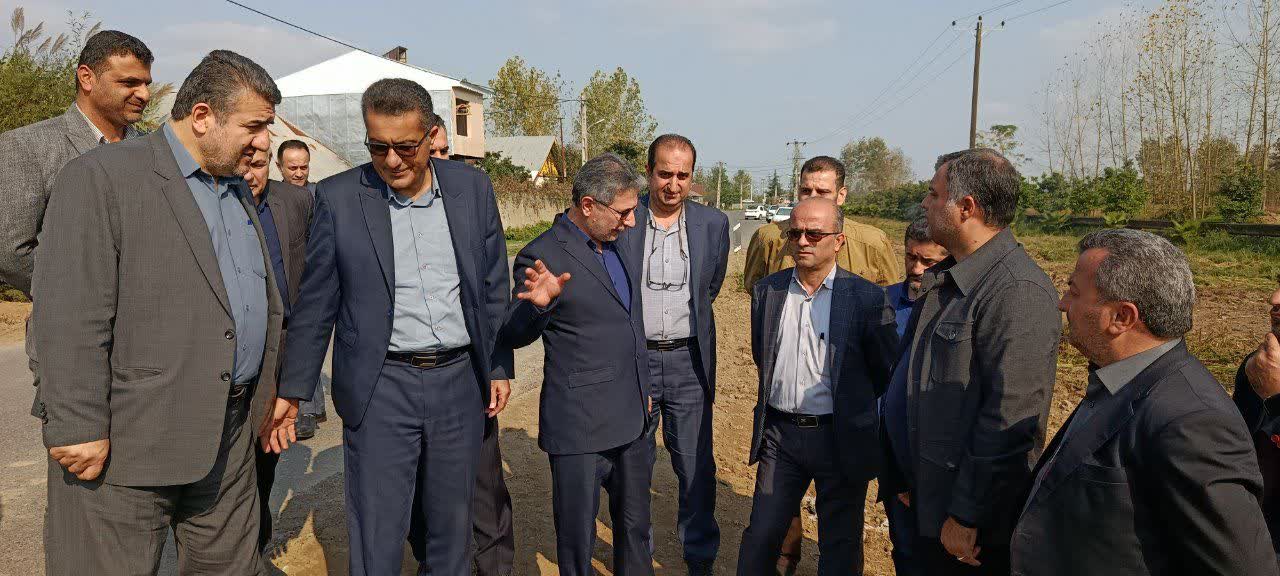 افزایش ایمنی و بهبود وضعیت اقتصادی شهرستان صومعهسرا با تسریع در پروژههای راهداری