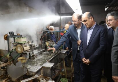 بازدید استاندار گیلان از کارخانه صنایع ابریشم بازدید استاندار گیلان از کارخانه صنایع ابریشم