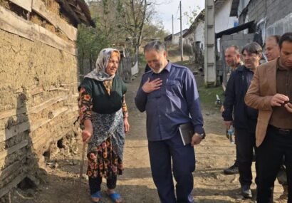 بازرس کل گیلان از روستای شیشار رضوانشهر بازدید کرد
