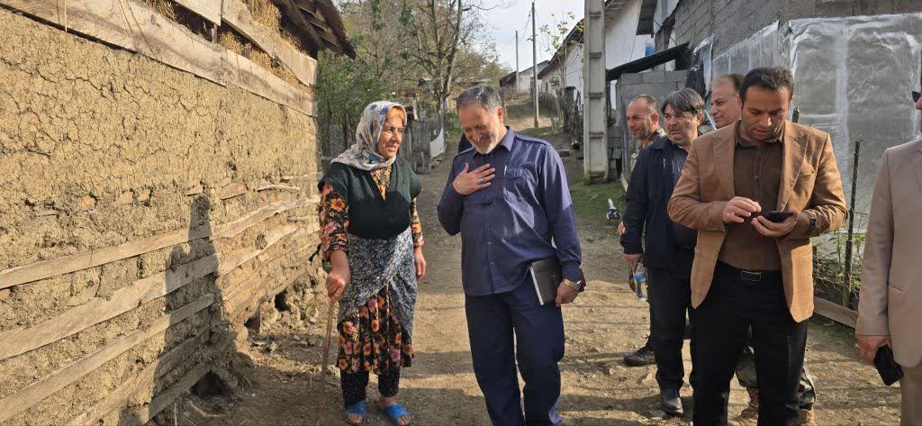 بازرس کل گیلان از روستای شیشار رضوانشهر بازدید کرد