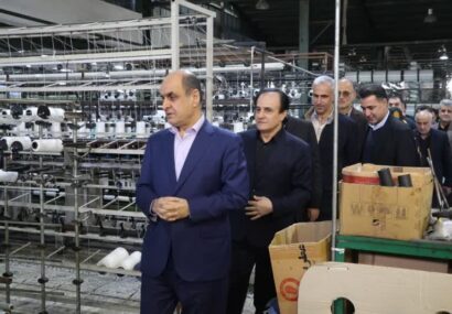 کارخانه نساجی مهتاب بافت بنگاه اقتصادی  با اهمیت در گیلان+فیلم