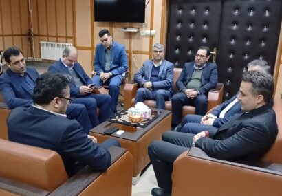 دیدار مدیرعامل بانک قرض‌الحسنه مهر ایران استان گیلان و هیات همراه با فرماندار شهرستان فومن