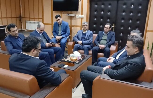 دیدار مدیرعامل بانک قرض‌الحسنه مهر ایران استان گیلان و هیات همراه با فرماندار شهرستان فومن
