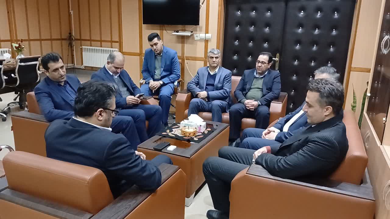 دیدار مدیرعامل بانک قرضالحسنه مهر ایران استان گیلان و هیات همراه با فرماندار شهرستان فومن