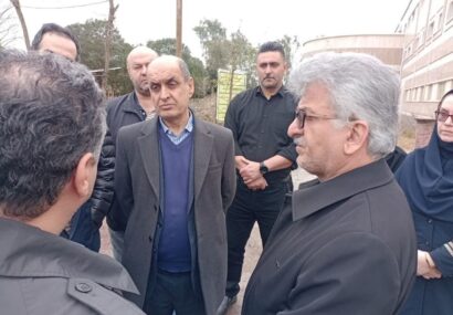 بازدید استاندار گیلان و رئیس دانشگاه علوم پزشکی از بیمارستان شهید بهشتی بندرانزلی