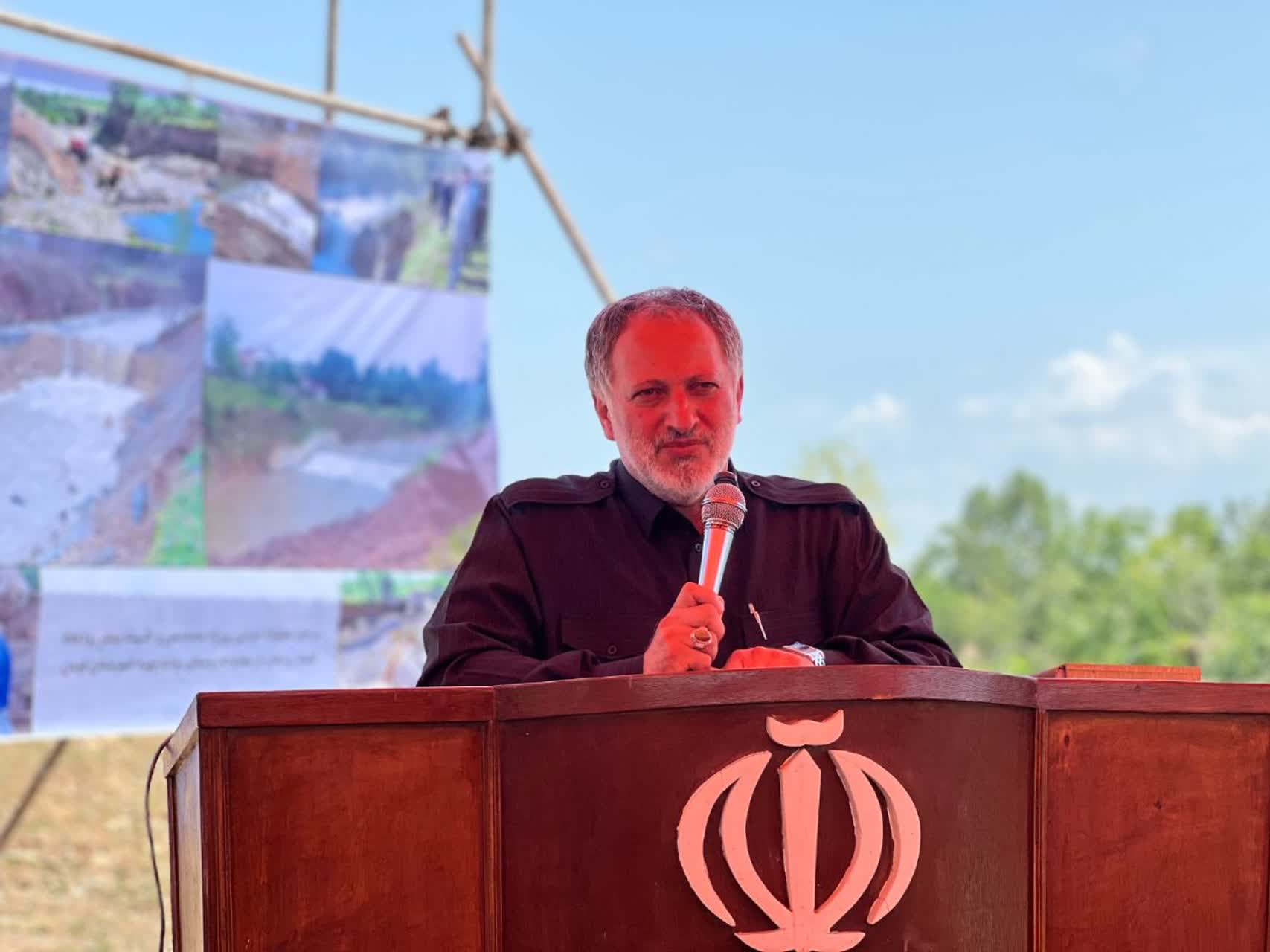 پروژه ساماندهی و تثبیت بستر رودخانه گشترودخان در محدوده روستای رودبار چیره روایتی از شکست تحریمها با مدیریت جهادی است