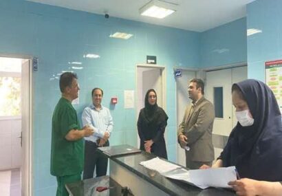 ارزیابی میدانی مدیر درمان دانشگاه علوم پزشکی گیلان از بیمارستان‌های غدیر سیاهکل و کوثر آستانه ؛تأکید بر بهبود شاخص‌های اورژانس و رسیدگی به مشکلات بیماران