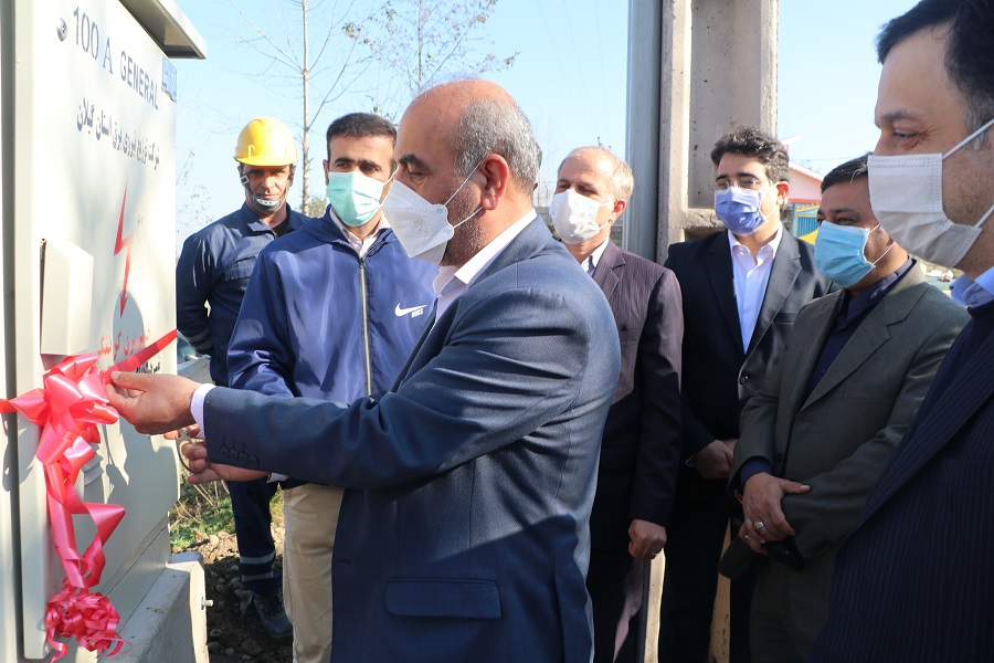 افتتاح پروژه ی تقویت شبکه برق رسانی روستاهای گنجار و والیسرا بخش احمدسرگوراب شهرستان شفت+تصاویر