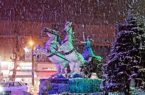 آناهیتا ،مجسمه برفی بسیار زیبا که باعث می شود عاشق زمستان شوید