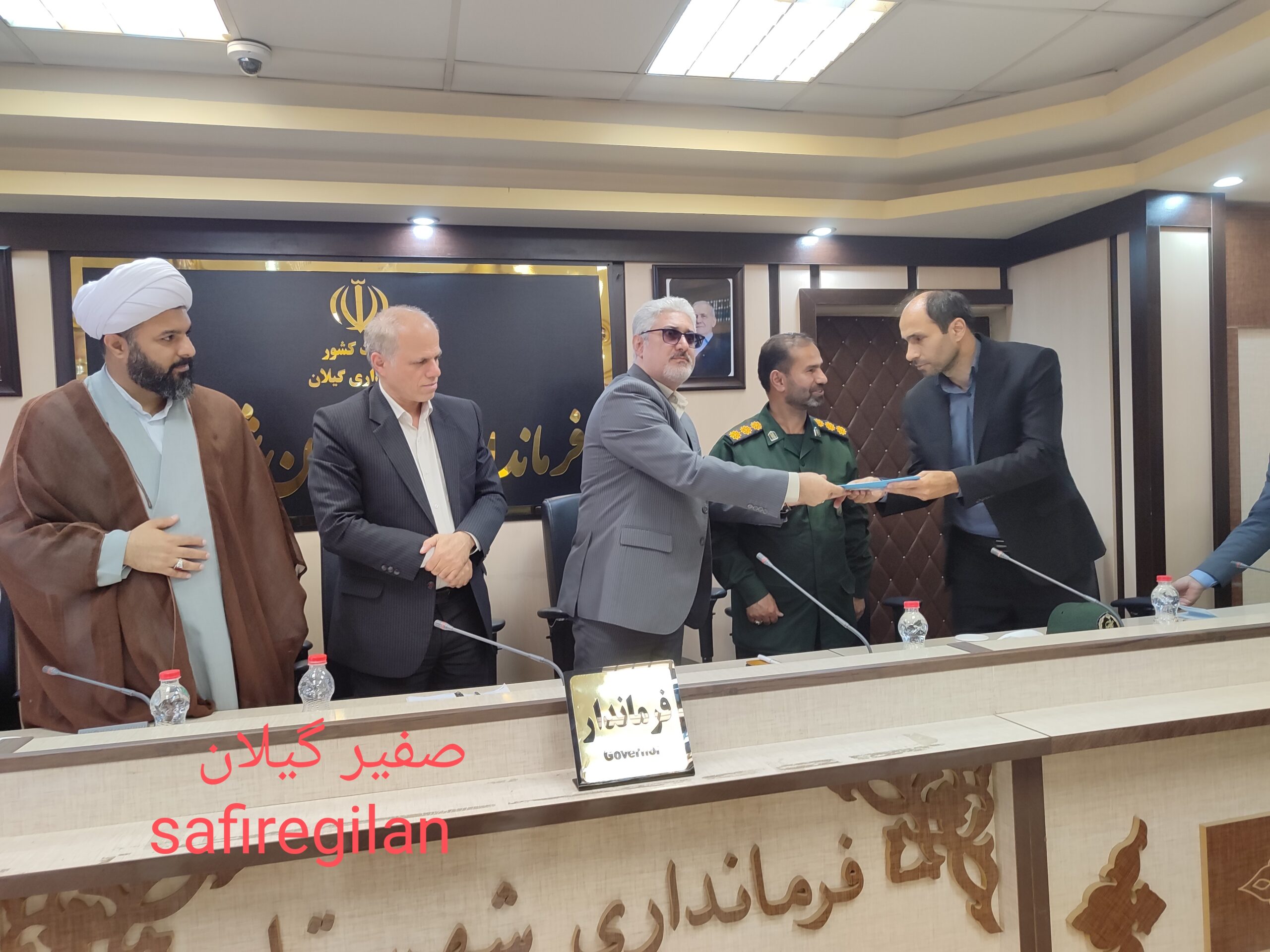 مهدی اخوان به سمت معاون فرماندار شفت معارفه شد
