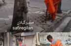 نصب مخازن زباله در سطح شهرفومن