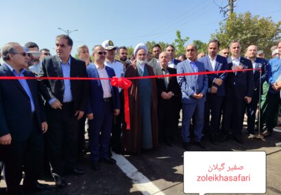 افتتاح نخستین لاین تقاطع غیرهمسطح امام حسین(ع) در رشت