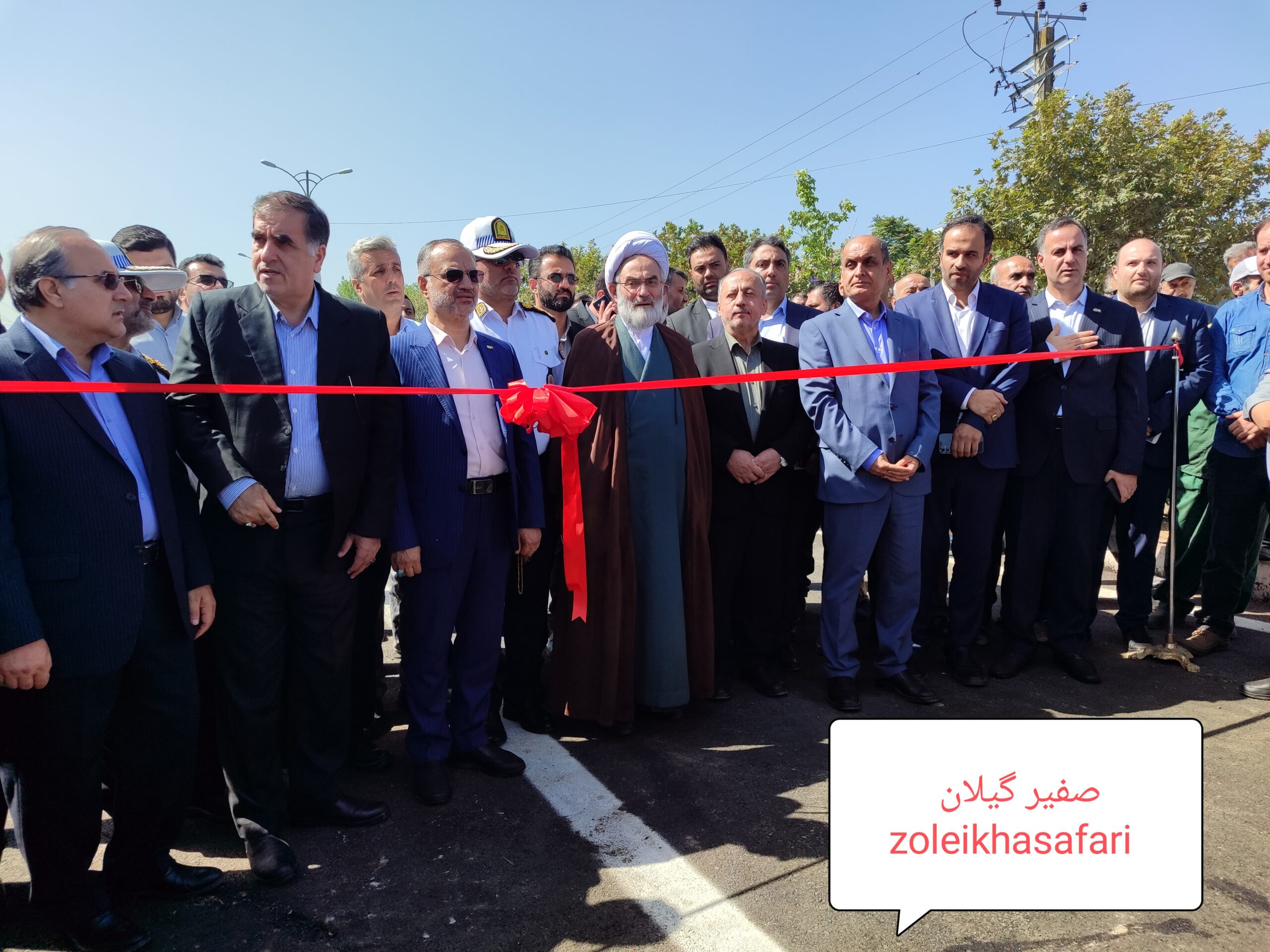 افتتاح نخستین لاین تقاطع غیرهمسطح امام حسین(ع) در رشت