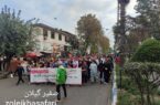 همایش پیاده روی خانوادگی از شهرداری تا دانشکده فنی فومن برگزار شد