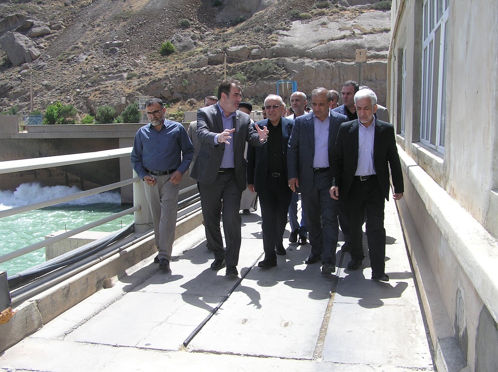 بازدید مدیرعامل شرکت مدیریت منابع آب ایران از تأسیسات و پروژه های منابع آب استان گیلان