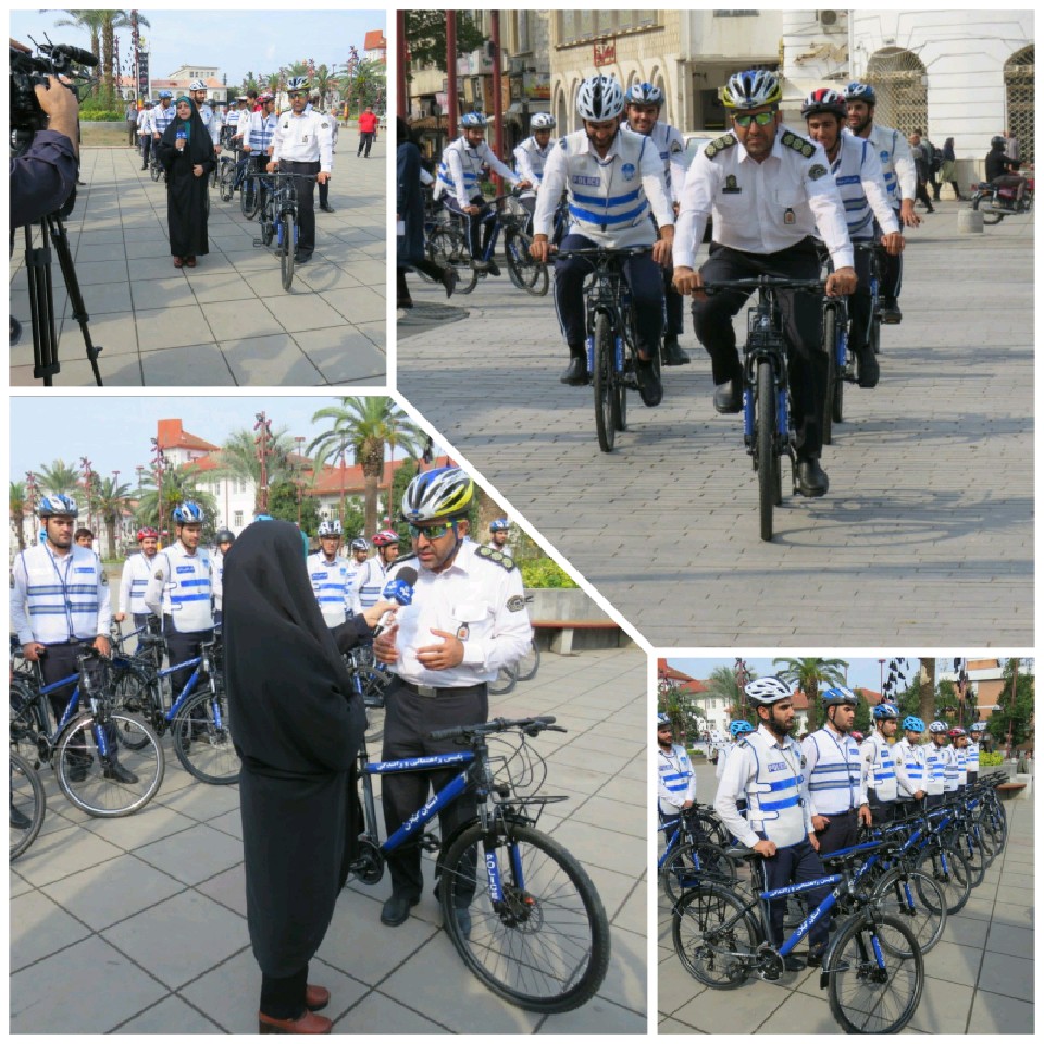 افزایش چابکی پلیس راهور با شروع بکار پلیس دوچرخه سوار