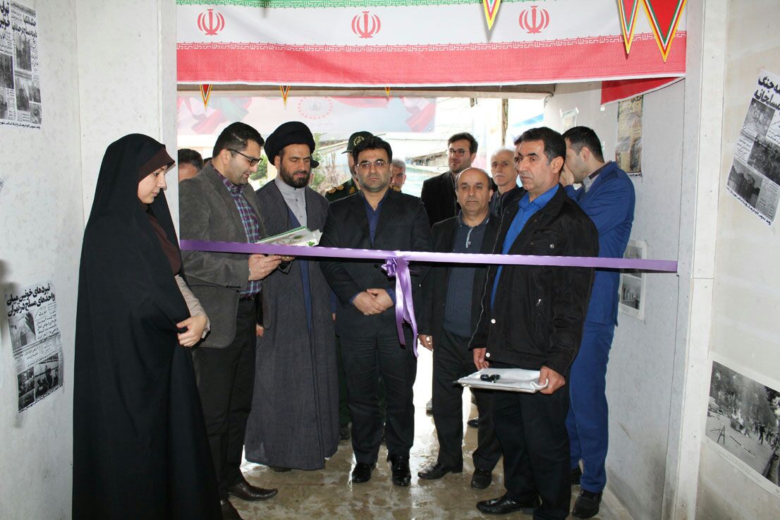 نمایشگاه دستاوردهای فرهنگی هنری چهل ساله انقلاب اسلامی در شهرستان شفت گشایش یافت