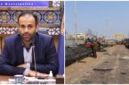 فرآیند احداث تقاطع غیر همسطح میدان امام حسین (ع) رشت عملیاتی شد