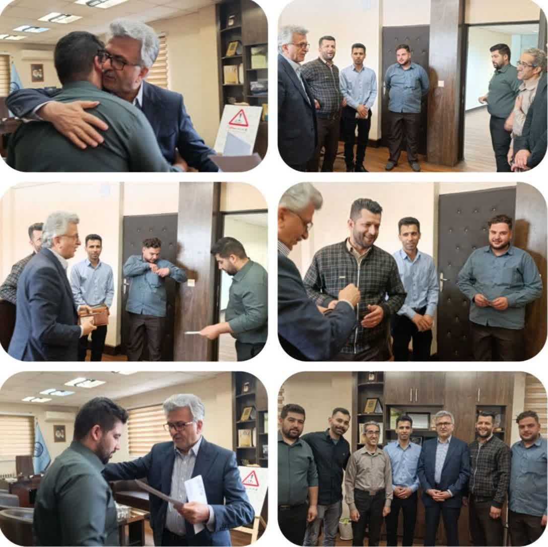 تجلیل رئیس دانشگاه علوم پزشکی گیلان از کارگران شاغل در نظام سلامت