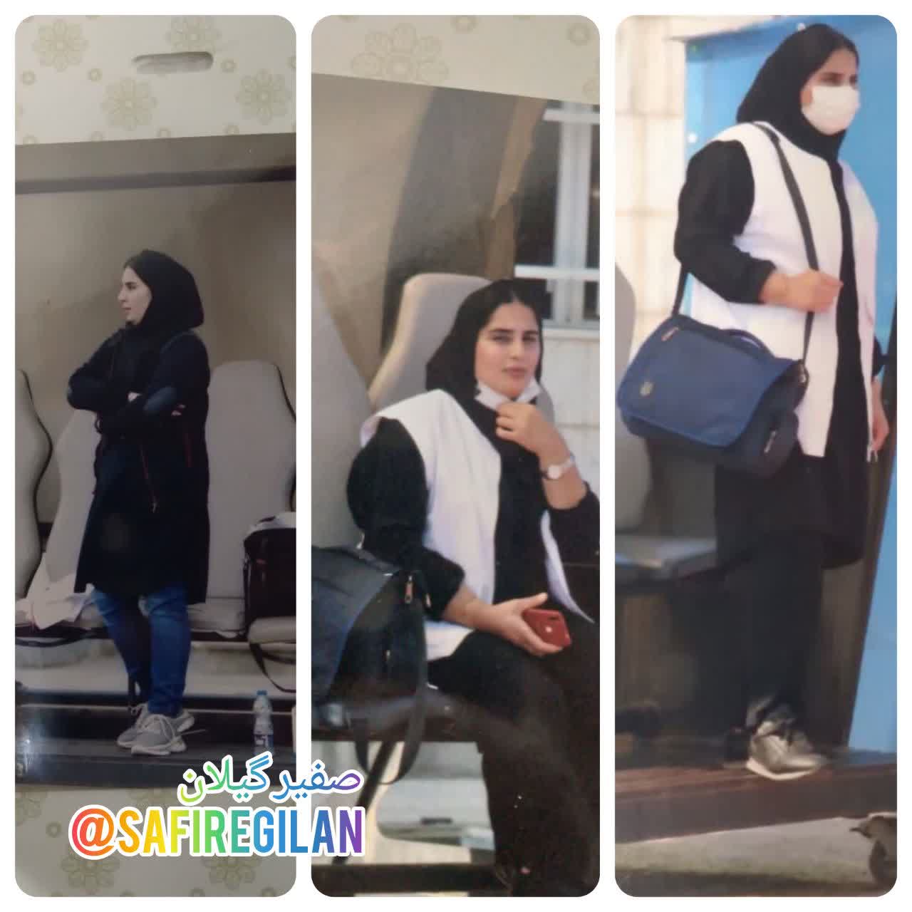 اولین بانوی پزشکیار فوتبال گیلان در تیم سپید رود رشت