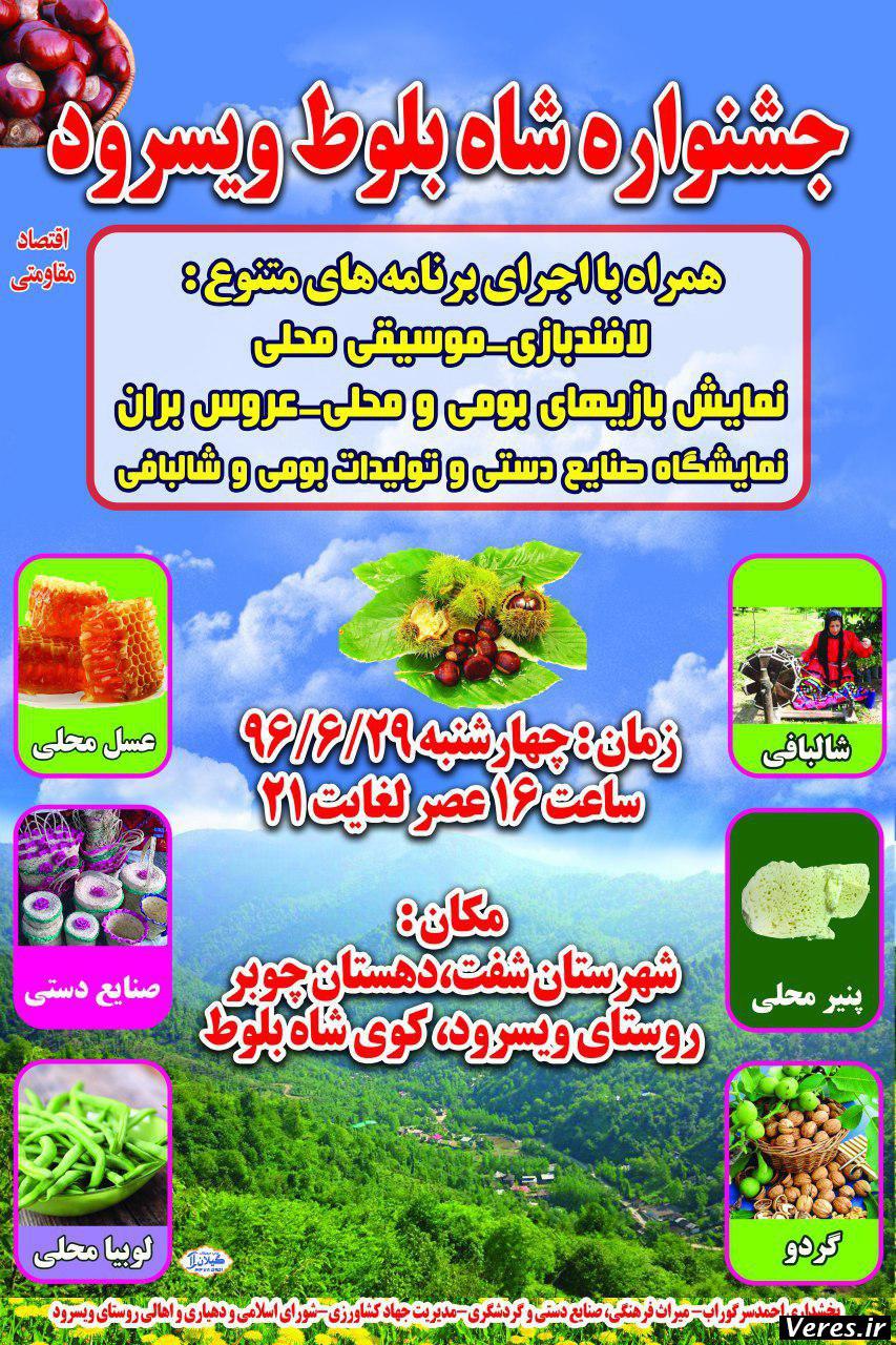 جشنواره شاه بلوط ویسرود در شهرستان شفت برگزار می شود/ ویسرود از رویشگاه های اصلی درخت شاه بلوط در ایران است