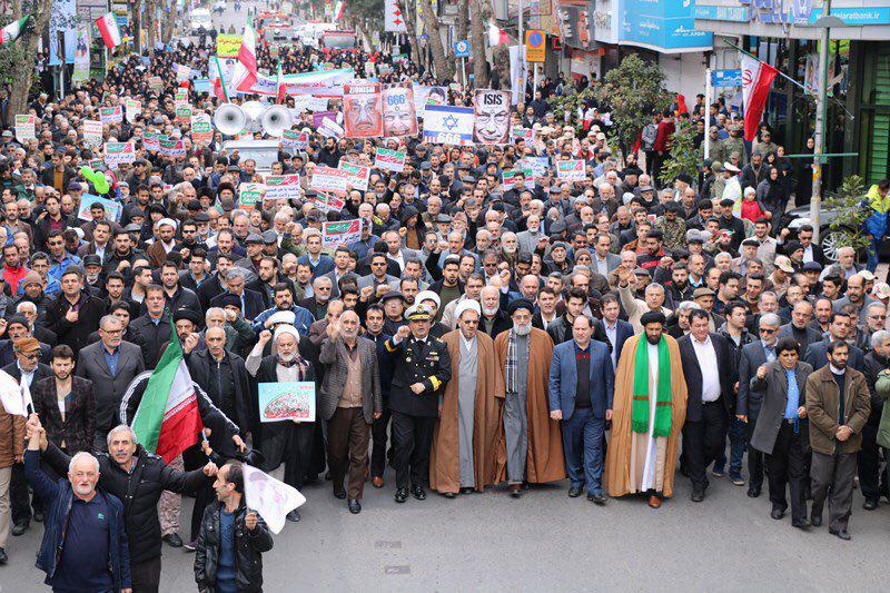 هیچ قدرتی نتوانست موج عظیم حضور حماسی مردم بندر انزلی را در راهپیمایی ۲۲ بهمن خاموش کند