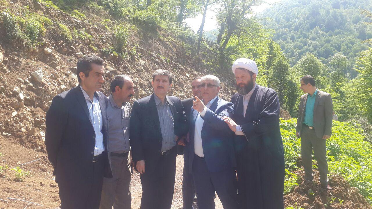 بازدید مدیرکل منابع طبیعی و آبخیزداری استان گیلان از شهرستان فومن بخش سردار جنگل