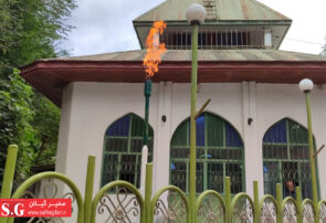 گزارش تصویری شعله ور شدند آتش در بابا رکاب شفت به همت شرکت گاز گیلان