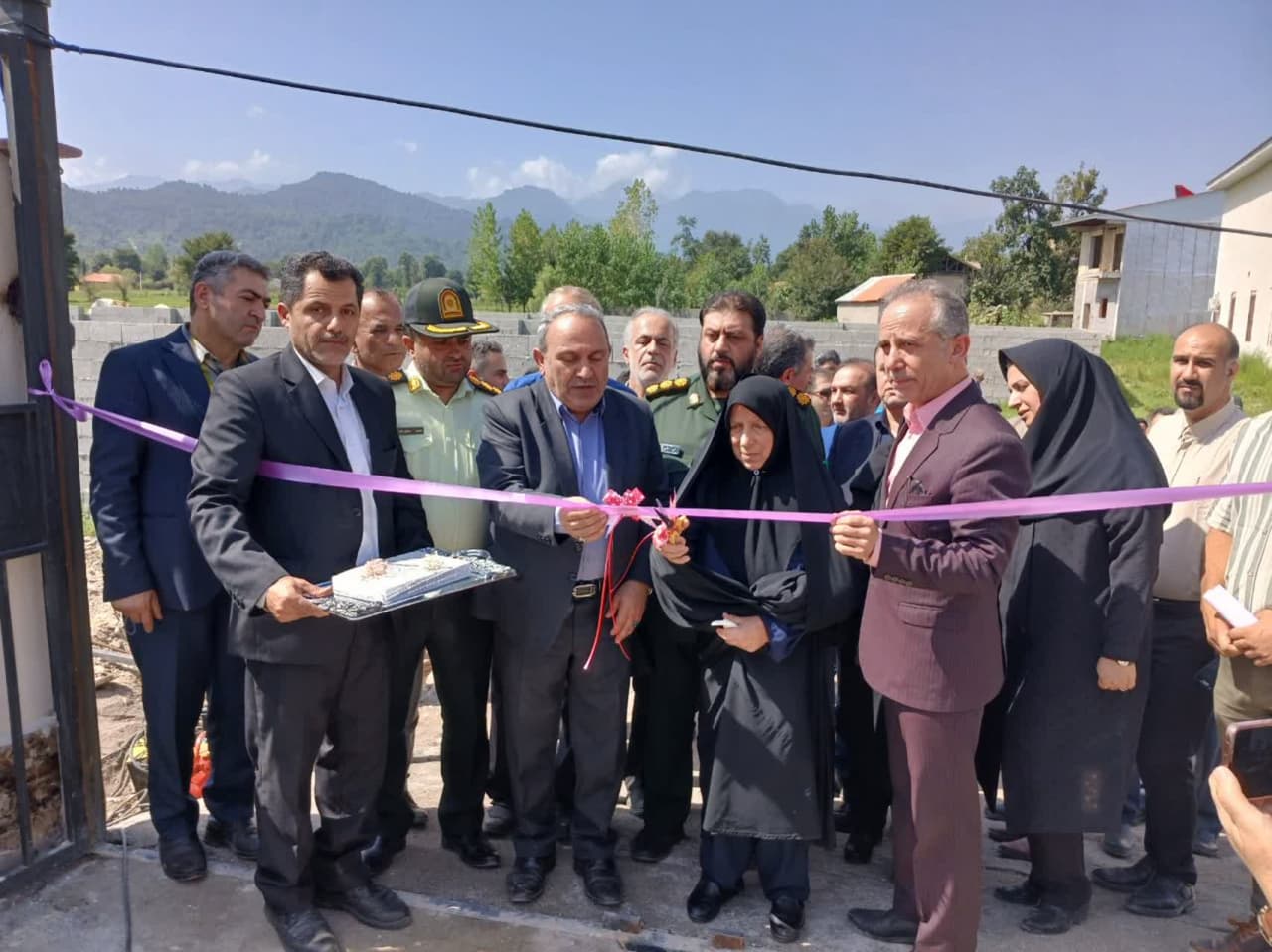 خانه بهداشت روستای کلرم به نام شهید مجید آزاد خمامی مزین شد+تصاویر