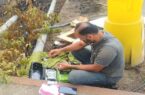 عملیات بازسازی و رفع اختلال ارتباطی شبکه فیبرنوری روستای جیرده در شهرستان شفت