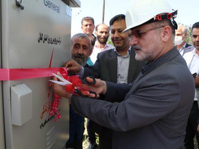 افتتاح پروژه های تقویت شبکه برق رسانی روستاهای شفت